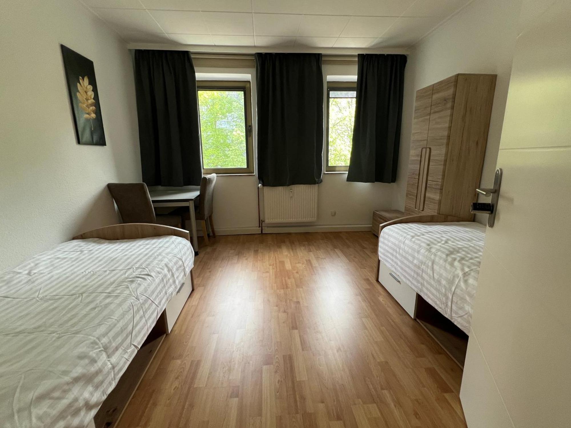 Bequemes Zimmer In Moderner Unterkunft My Pension Duisburg Kültér fotó